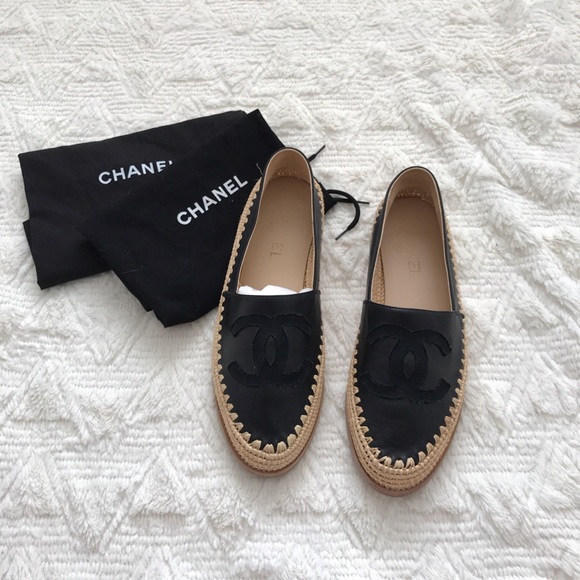 CHANEL Shoes - Chanel Cruise 2018 Lambskin CC espadrilles